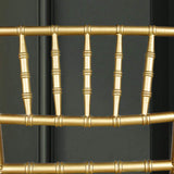 Chiavari Metal Ladder Back Dining Chair #color_gold